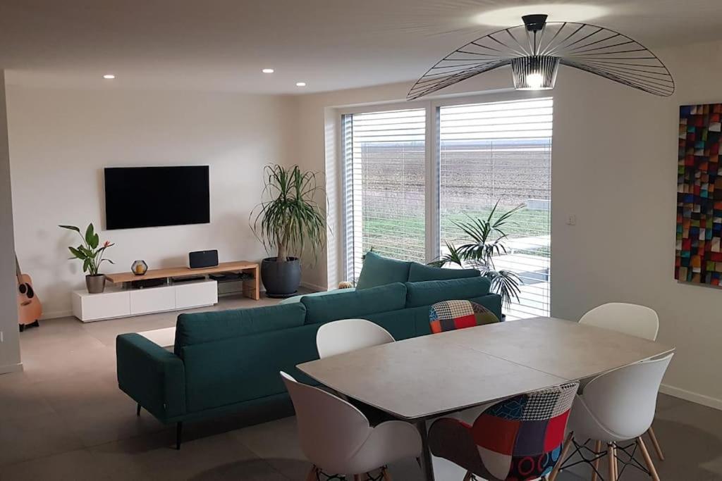 Maison Passive Avec Piscine Proche Colmar Logelheim Zewnętrze zdjęcie